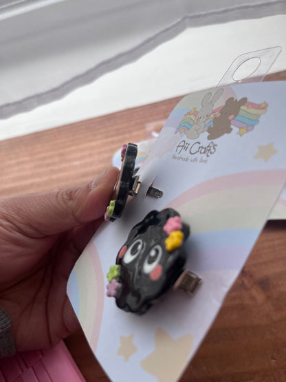 Soot Sprites hair clips