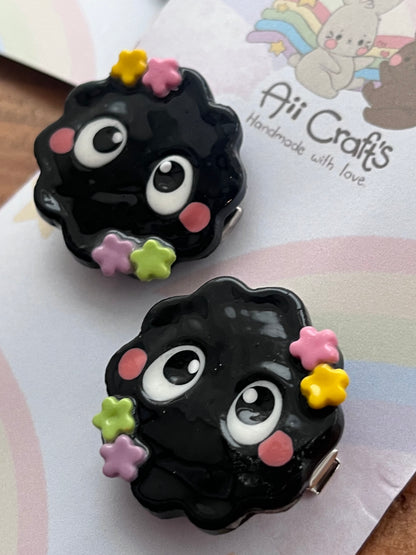Soot Sprites hair clips