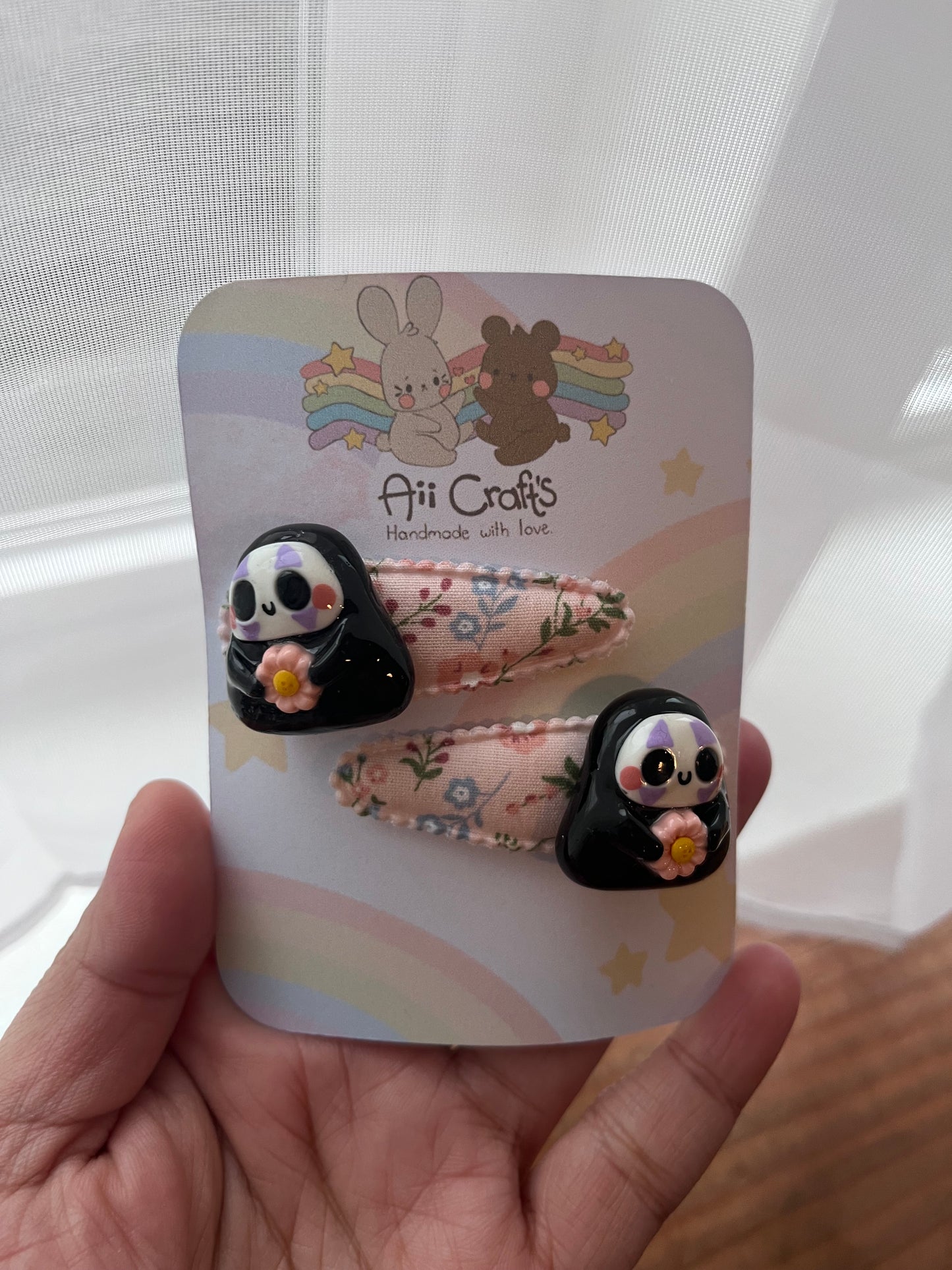 No face hair clips set