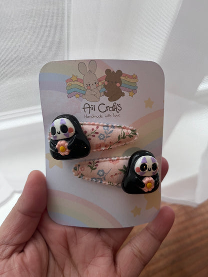 No face hair clips set