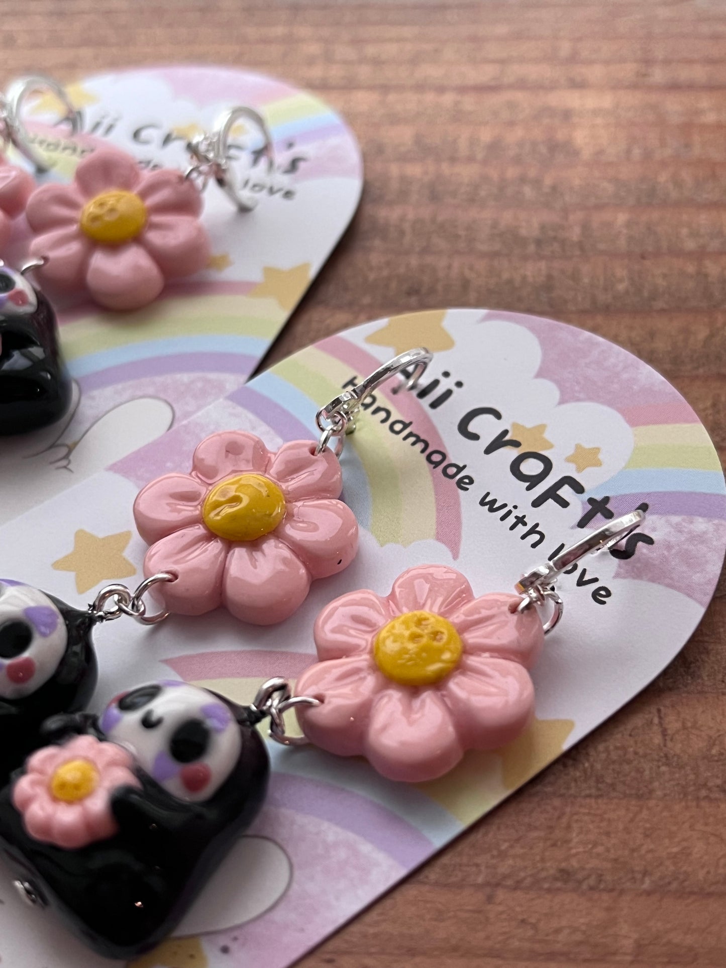 Spring no face earrings