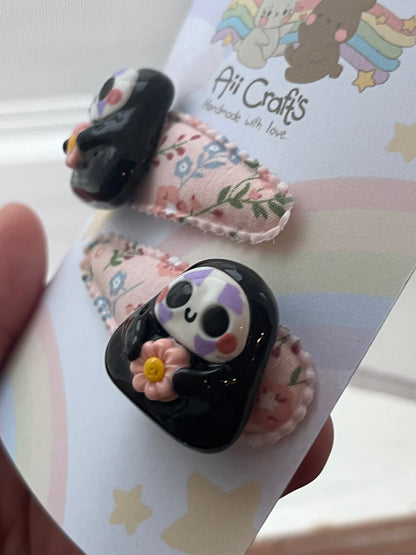No face hair clips set