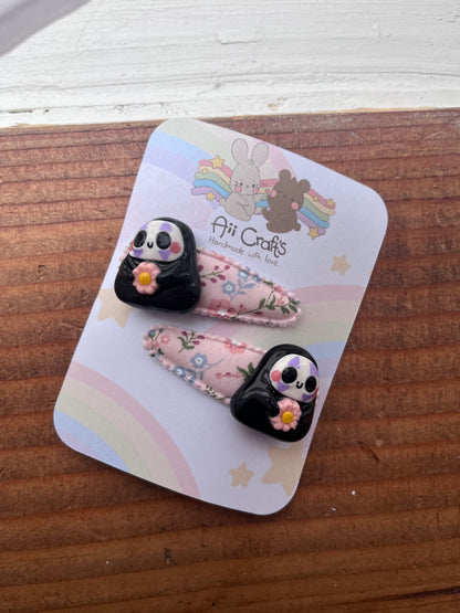 No face hair clips set