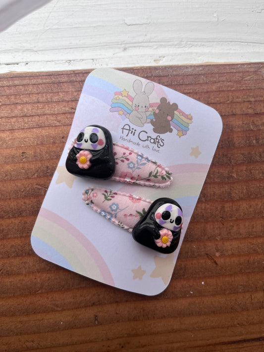 No face hair clips set
